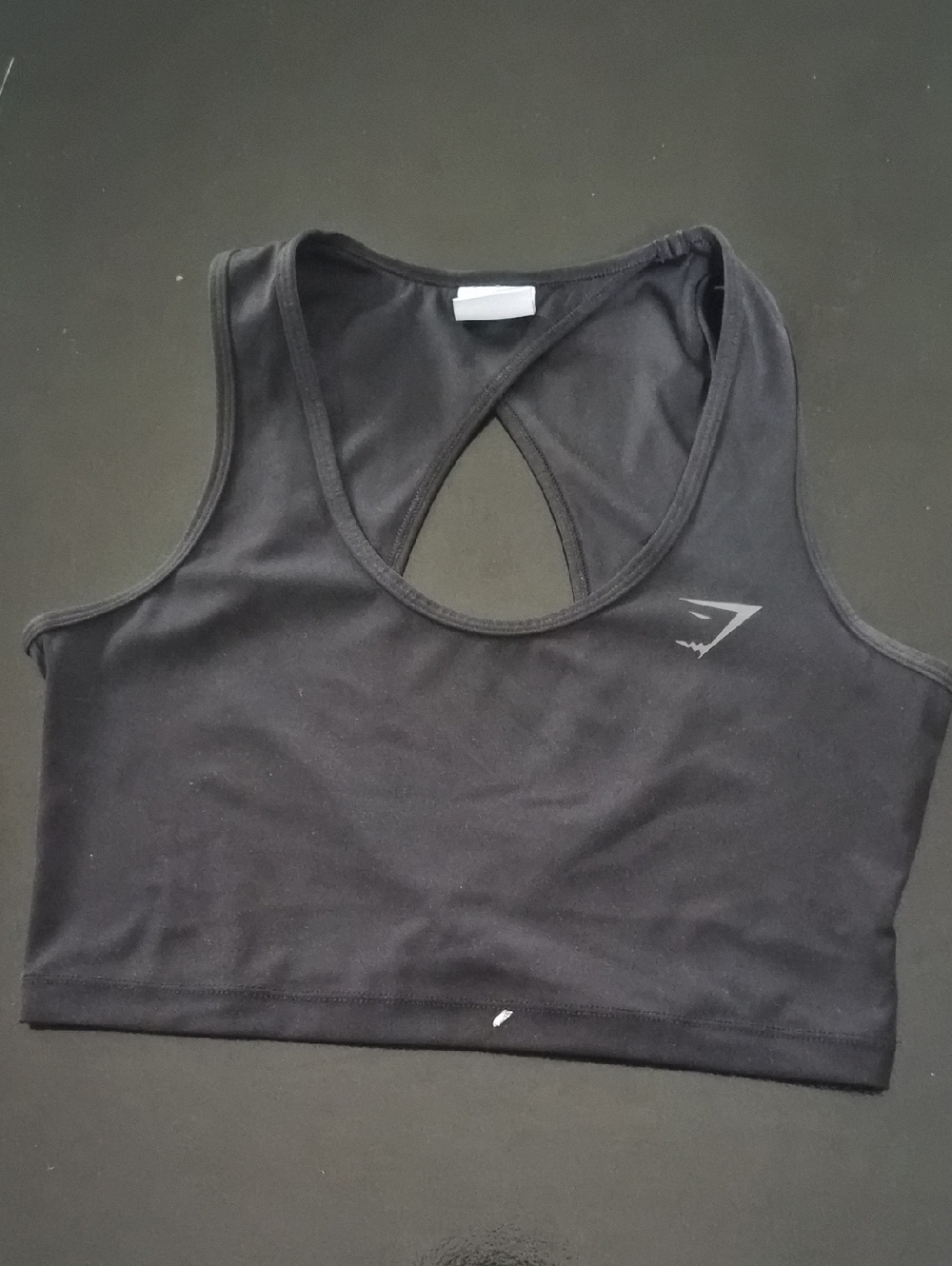 Gymshark Black Sports Top